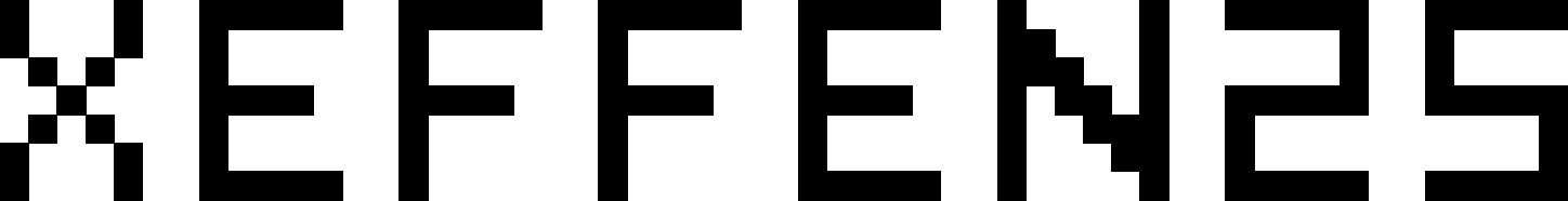 Logo de la página, pixel art que pone Xeffen25